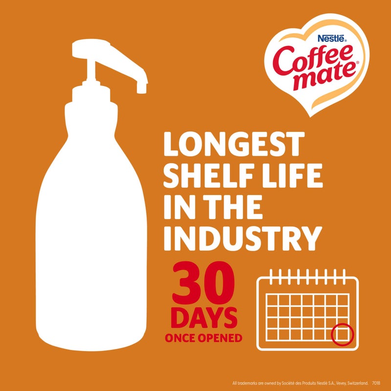 Coffee Mate Nestle Coffee mate Coffee Creamer, Salted Caramel Chocolate, Concentrated Liquid Pump Bottle, Non Dairy, No Refrigeration, 50.7 oz (Pack of 2) - Image 5